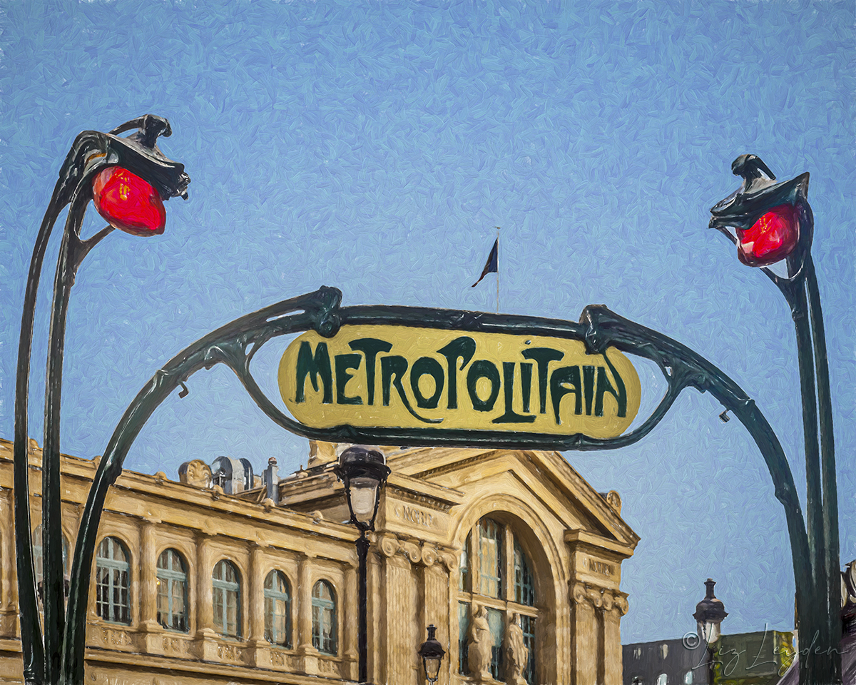 Metropolitain sign, Gare du Nord