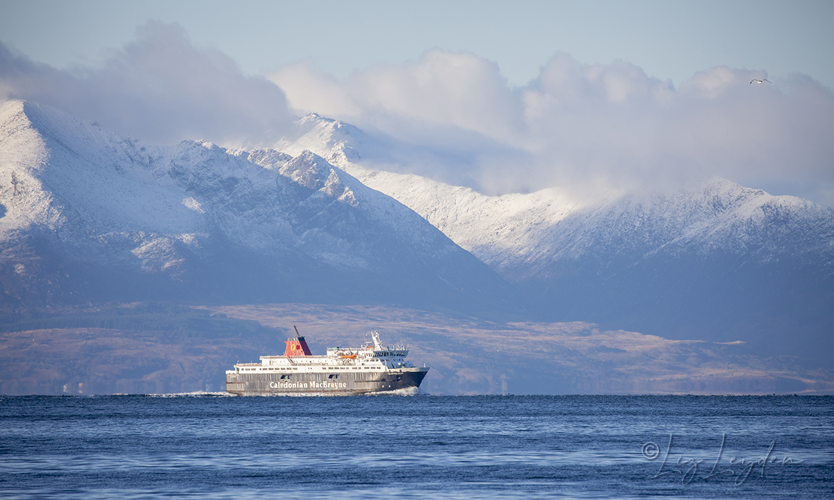 Caledonian Isles in front of Arran