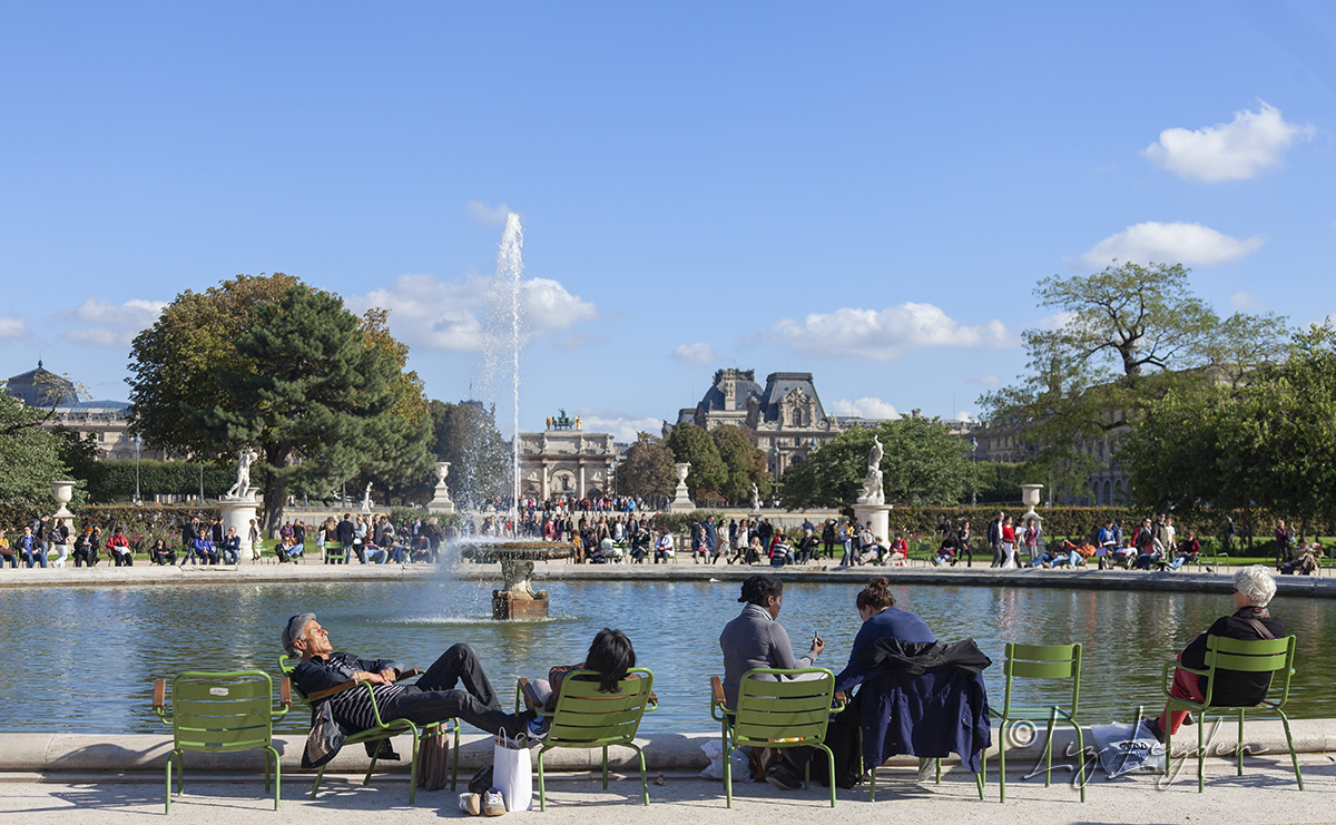 Grand Bassin Rond, Jardin des Tuileries, Paris