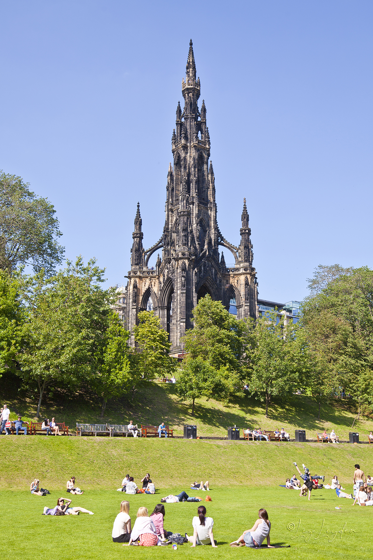 Princes Street Gardens and the Scott Monument