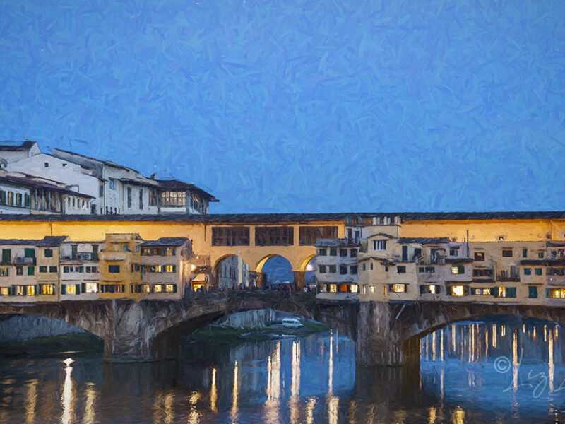 The Ponte Vecchio, Florence.